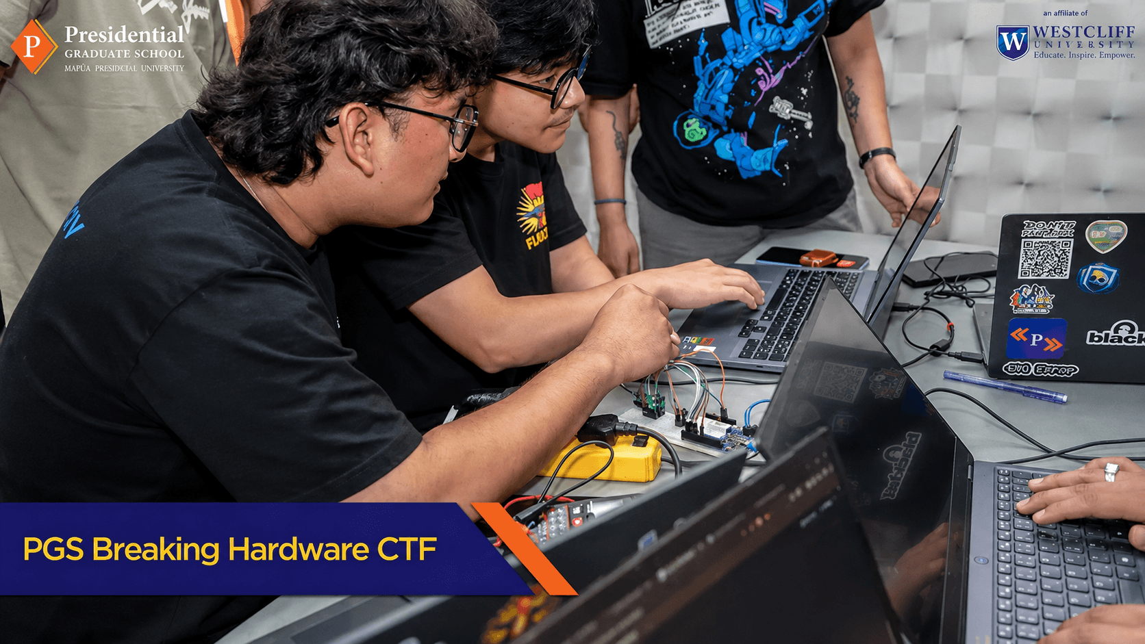 BeepUnlock hardware challenge screen.